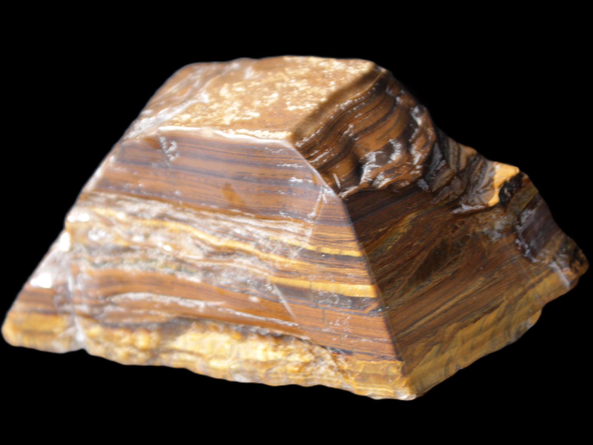 Large Golden Tigers Eye 126*45*54mm  598g Rocks and Things Store