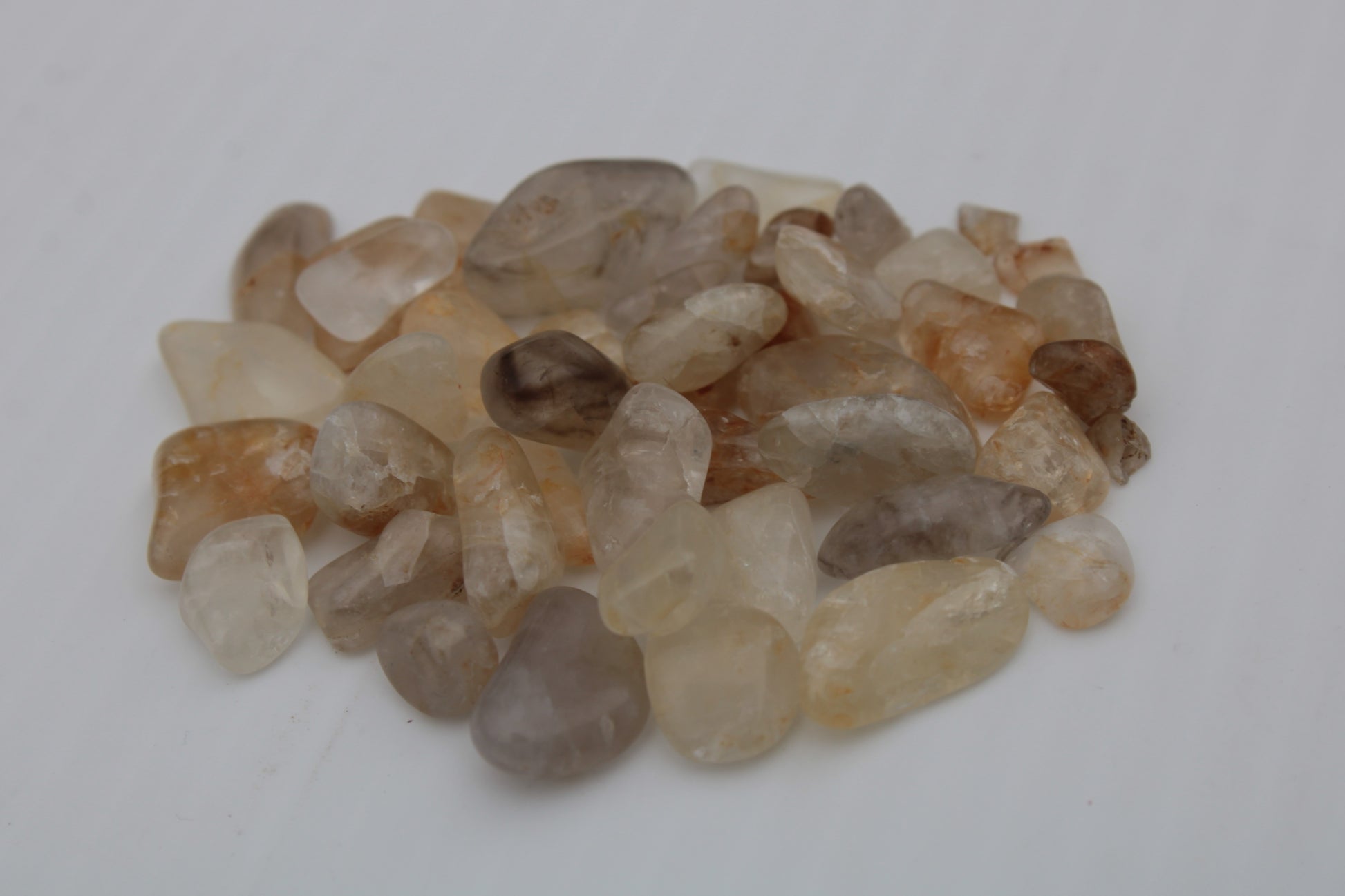 Britannia Creek tiny mixed polished crystals 30g Rocks and Things