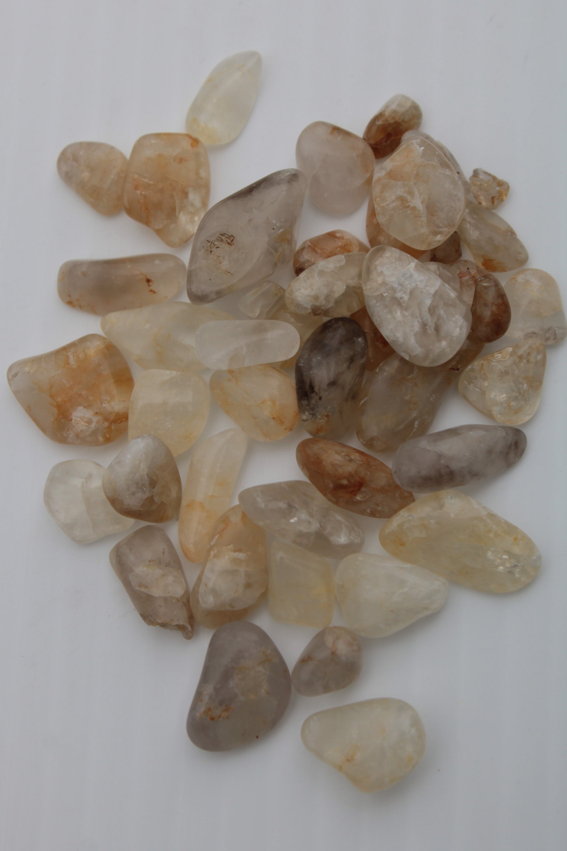 Britannia Creek tiny mixed polished crystals 30g Rocks and Things