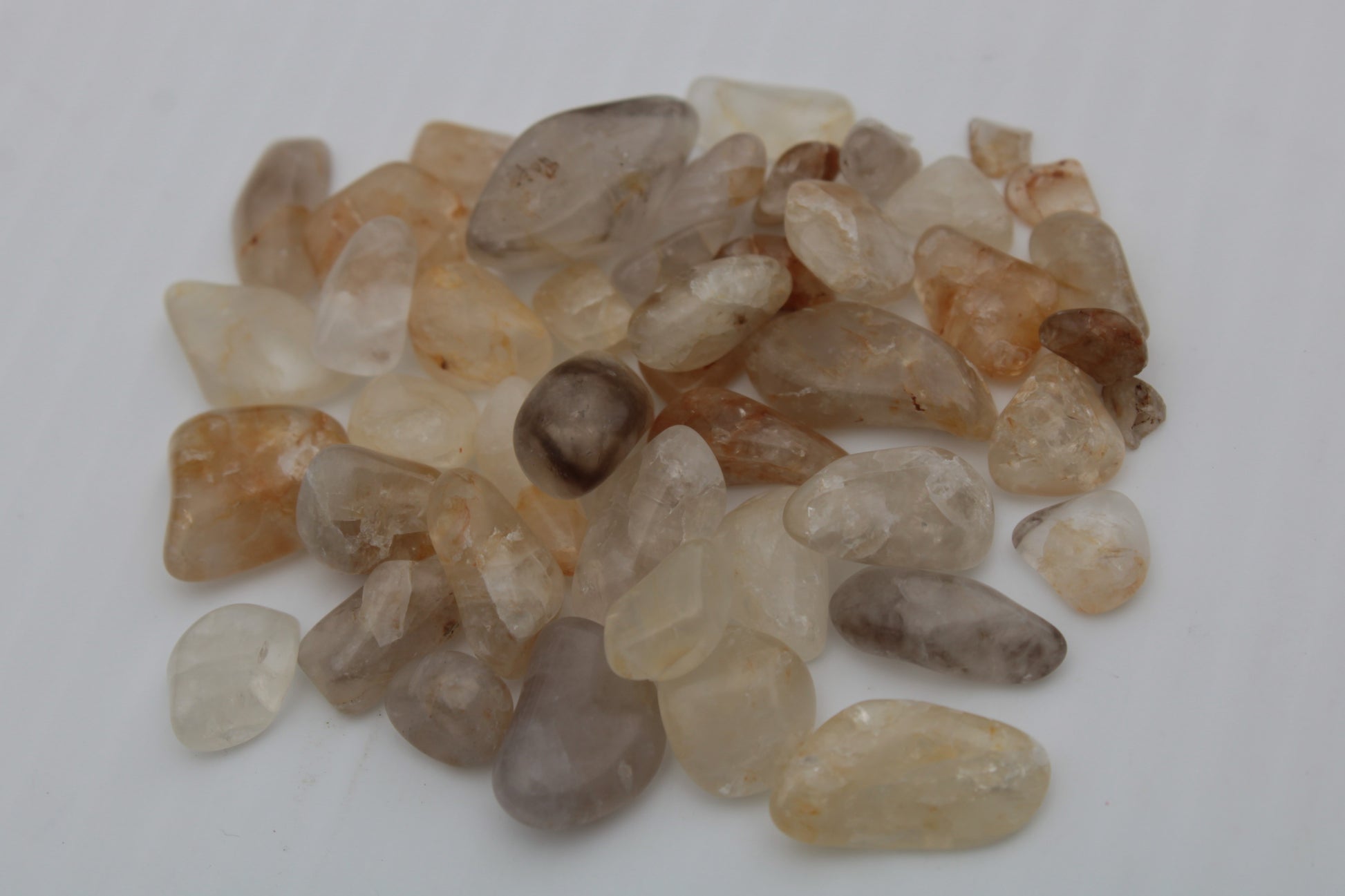 Britannia Creek tiny mixed polished crystals 30g Rocks and Things