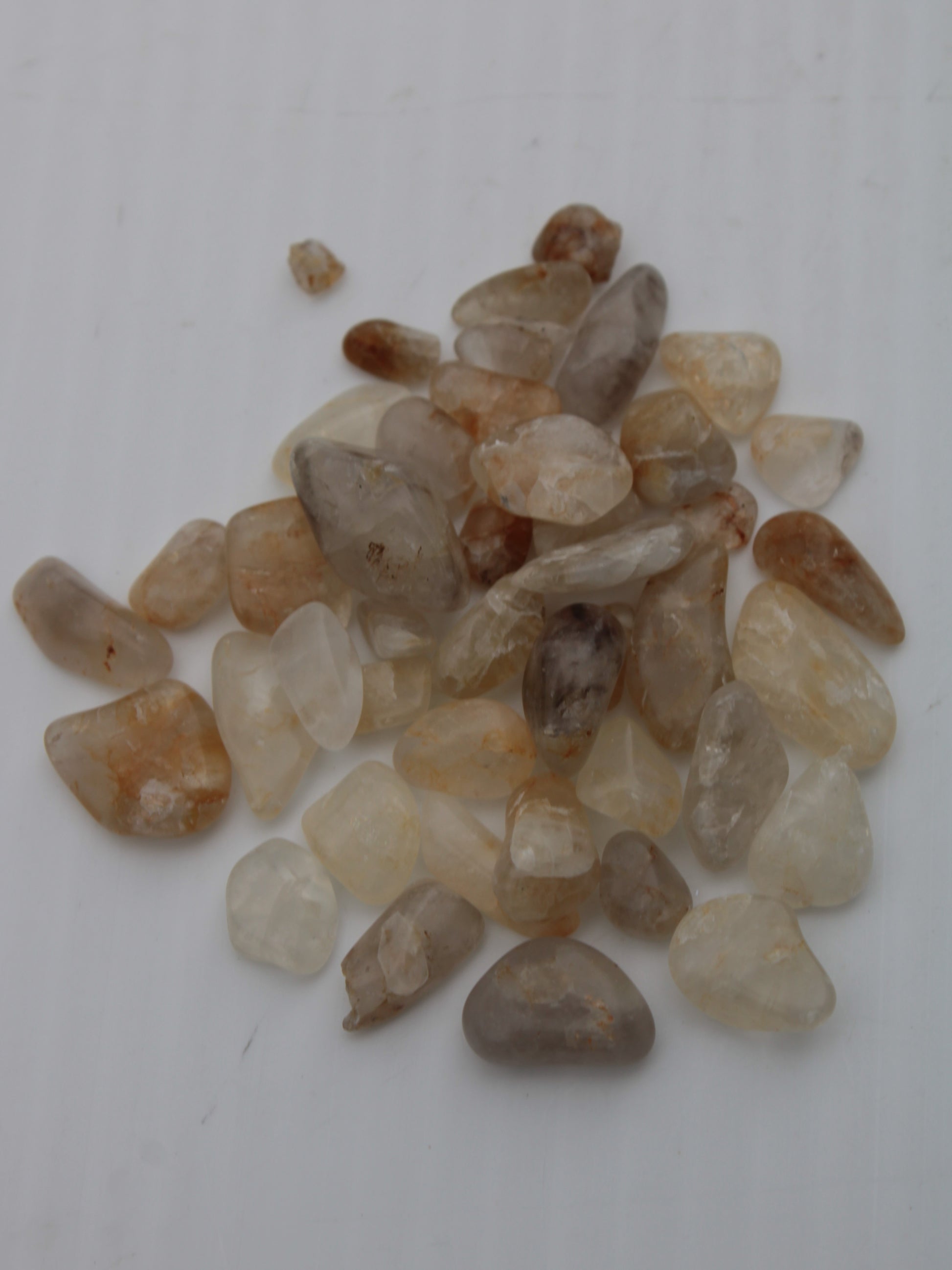 Britannia Creek tiny mixed polished crystals 30g Rocks and Things