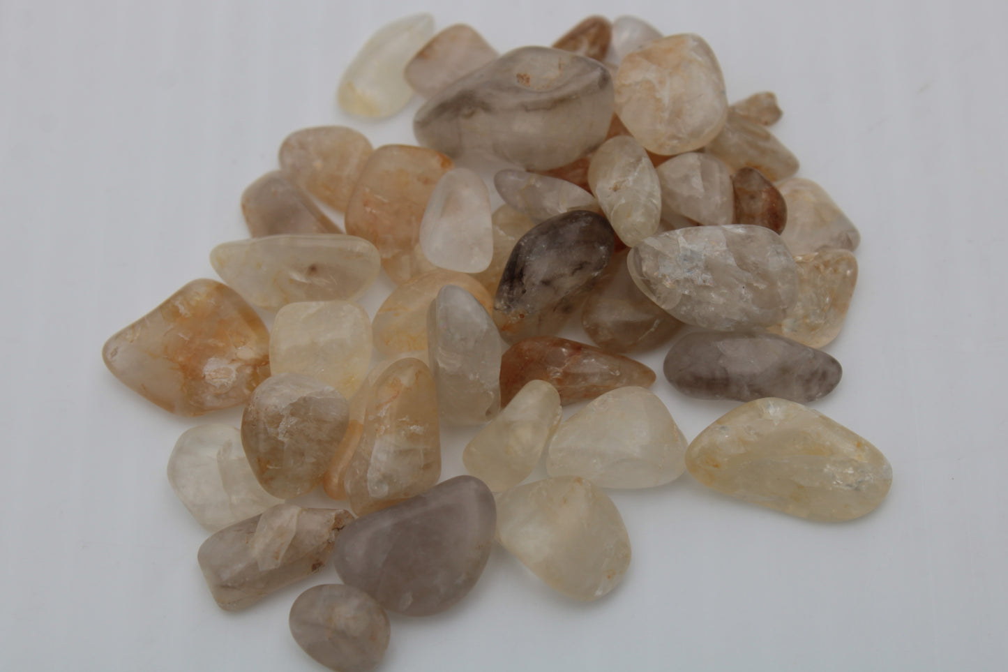 Britannia Creek tiny mixed polished crystals 30g Rocks and Things