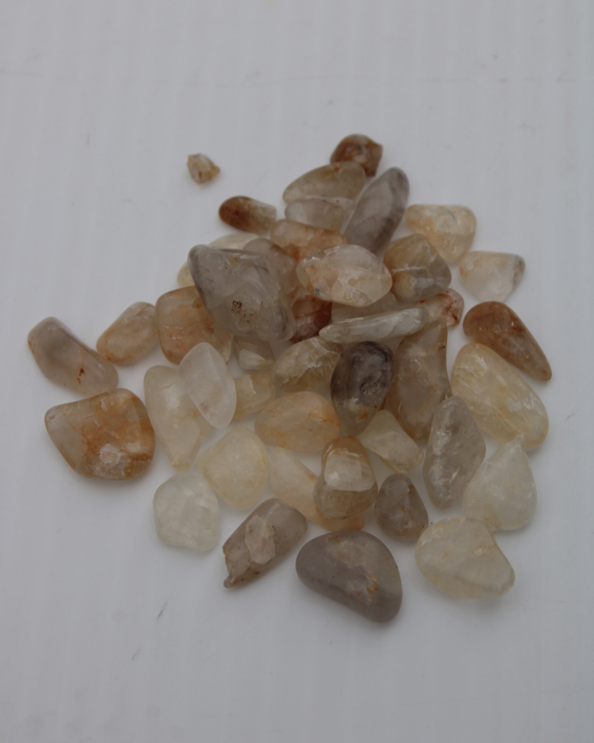 Britannia Creek tiny mixed polished crystals 30g Rocks and Things