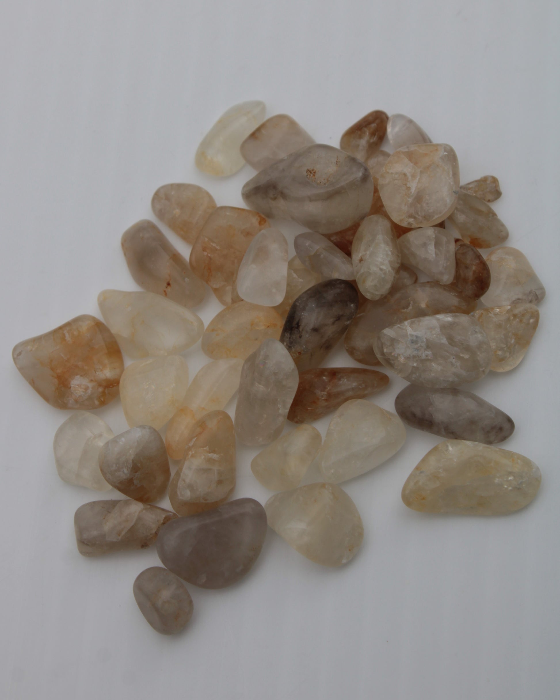 Britannia Creek tiny mixed polished crystals 30g Rocks and Things