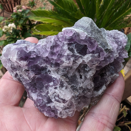 Purple octahedral Fluorite 244g Rocks and Things