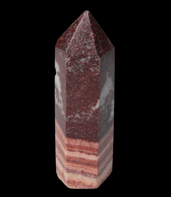 Rhodochrosite wand 59.8g in sunlight -Rocks and Things Store