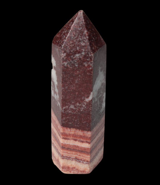 Rhodochrosite wand 59.8g in sunlight -Rocks and Things Store