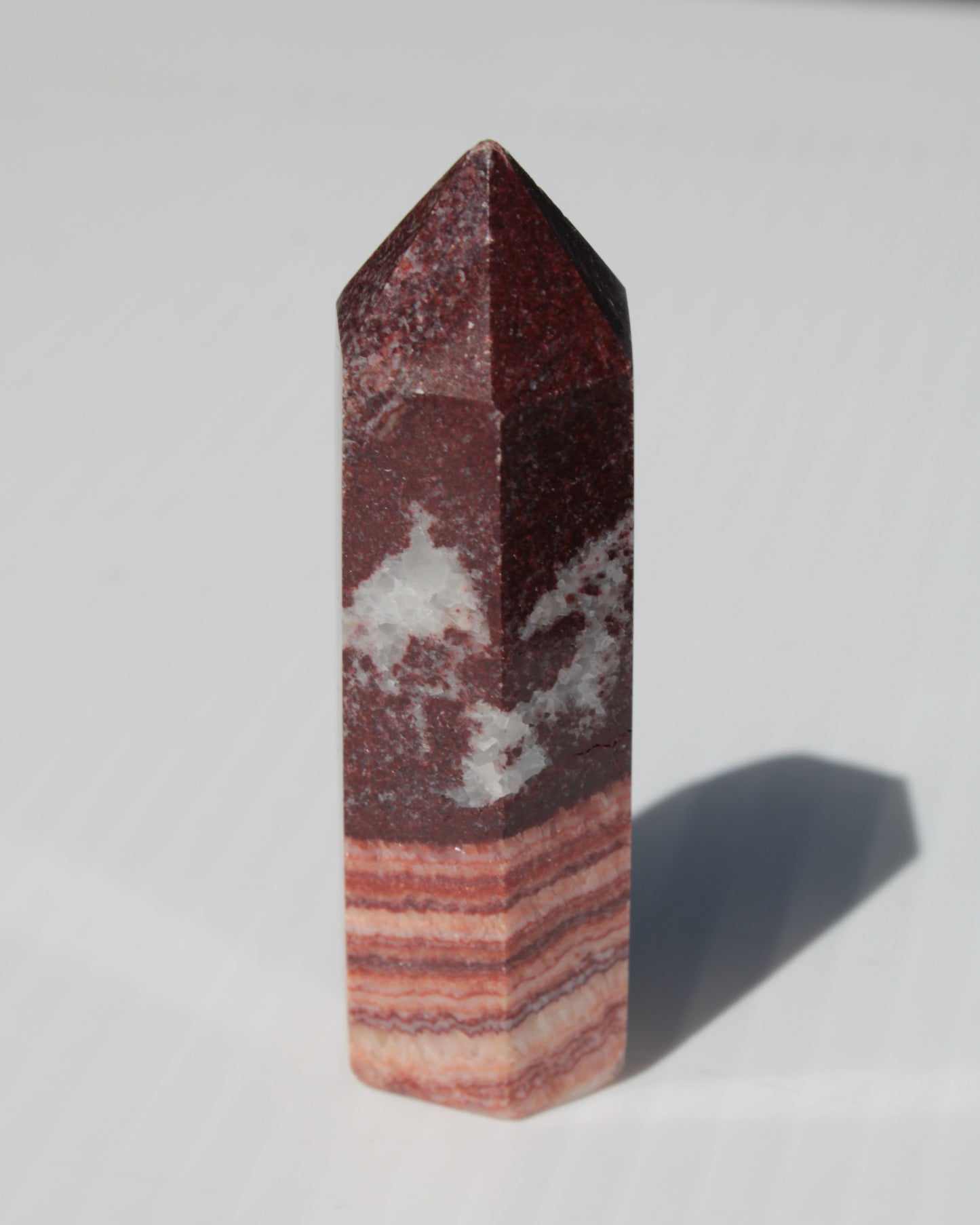 Rhodochrosite wand 59.8g Rocks and Things