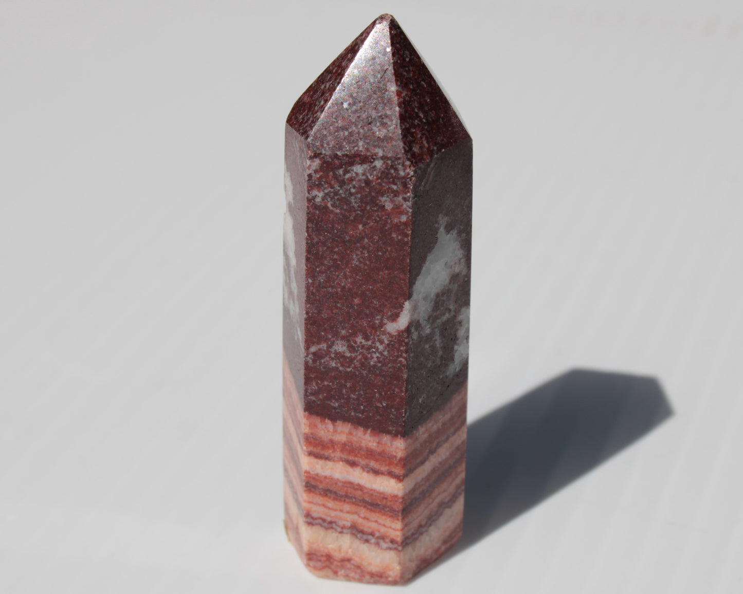 Rhodochrosite wand 59.8g Rocks and Things