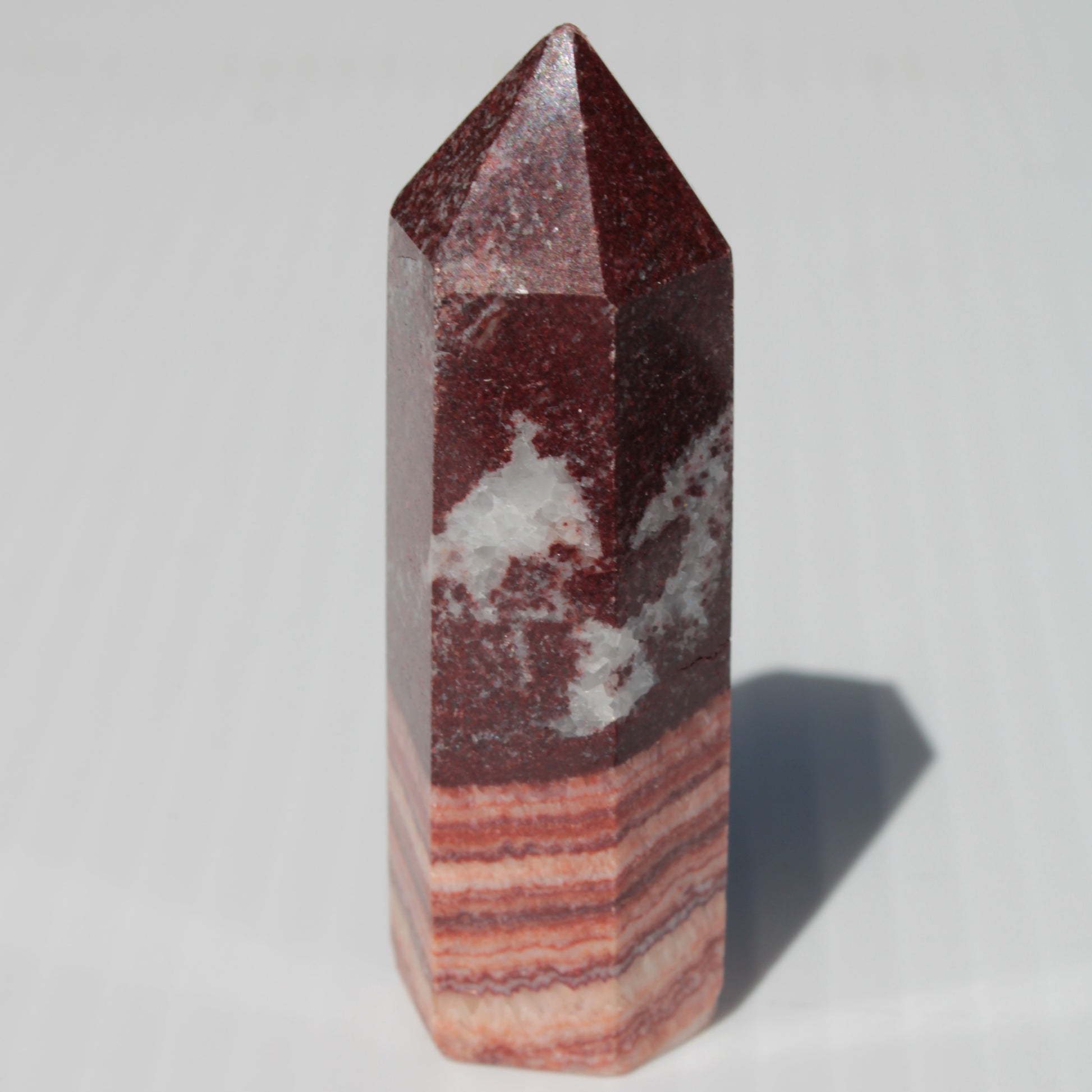 Rhodochrosite wand 59.8g Rocks and Things