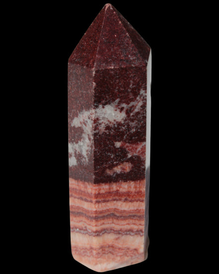 Rhodochrosite wand 59.8g Rocks and Things