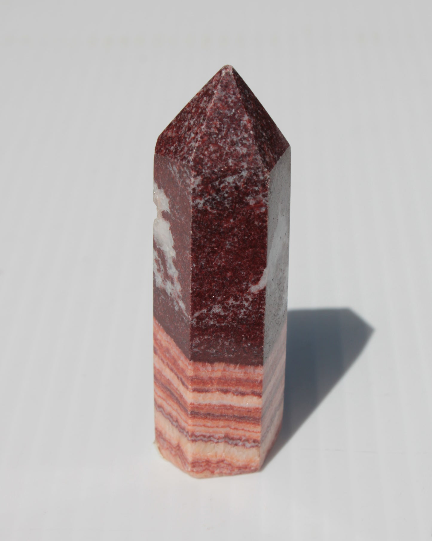 Rhodochrosite wand 59.8g Rocks and Things