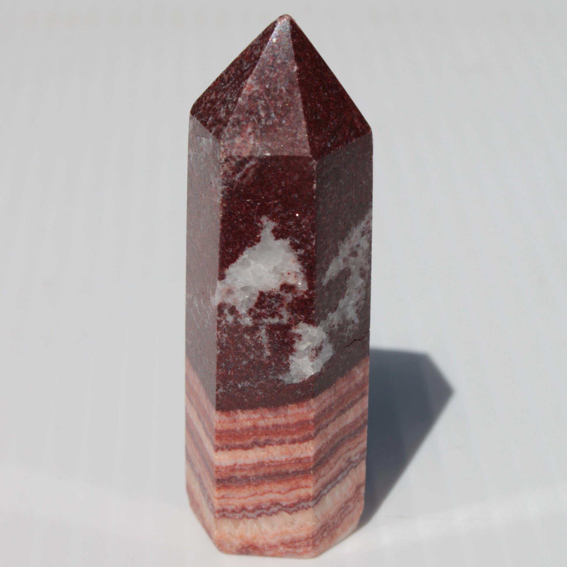 Rhodochrosite wand 59.8g Rocks and Things