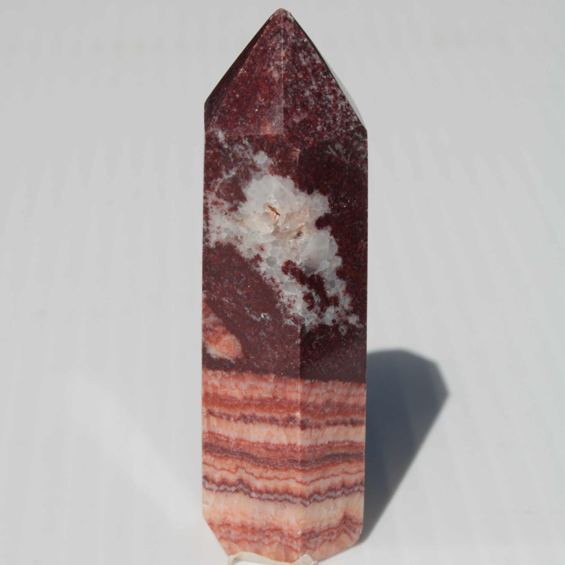 Rhodochrosite wand 59.8g Rocks and Things