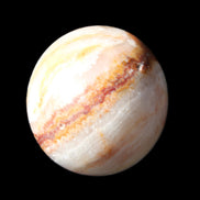 Rhodochrosite egg 70*48mm 264g in sunlight - Rocks and Things Store