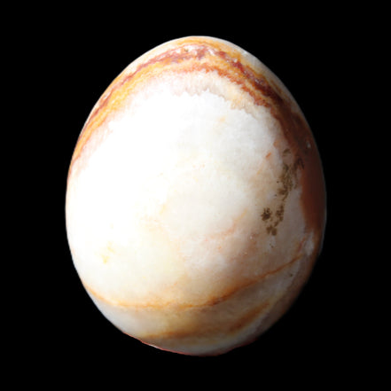 Rhodochrosite egg 70*48mm 264g in sunlight - Rocks and Things Store