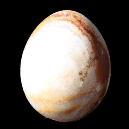 Rhodochrosite egg 70*48mm 264g in sunlight - Rocks and Things Store