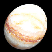 Rhodochrosite egg 70*48mm 264g in sunlight - Rocks and Things Store