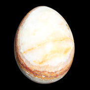 Rhodochrosite egg 70*48mm 264g in sunlight - Rocks and Things Store