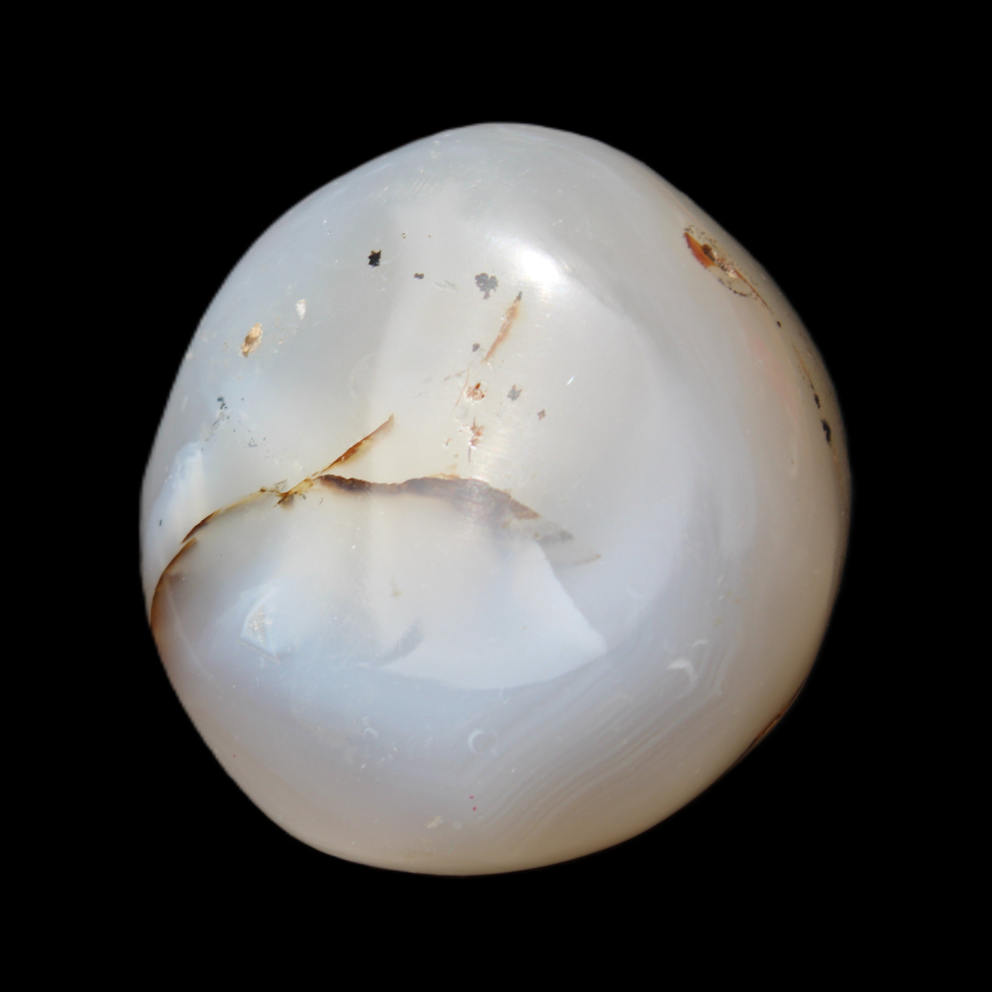 Agate palmstone dendritic 223g in sunlight - Rocks and Things Store