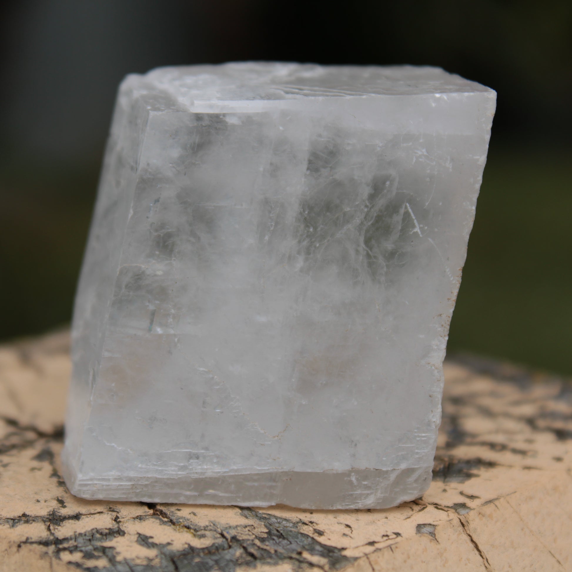 White Calcite Spar from China 124g Rocks and Things