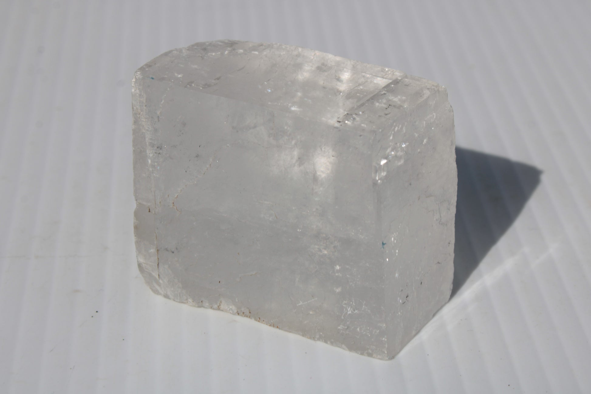 White Calcite Spar from China 124g Rocks and Things