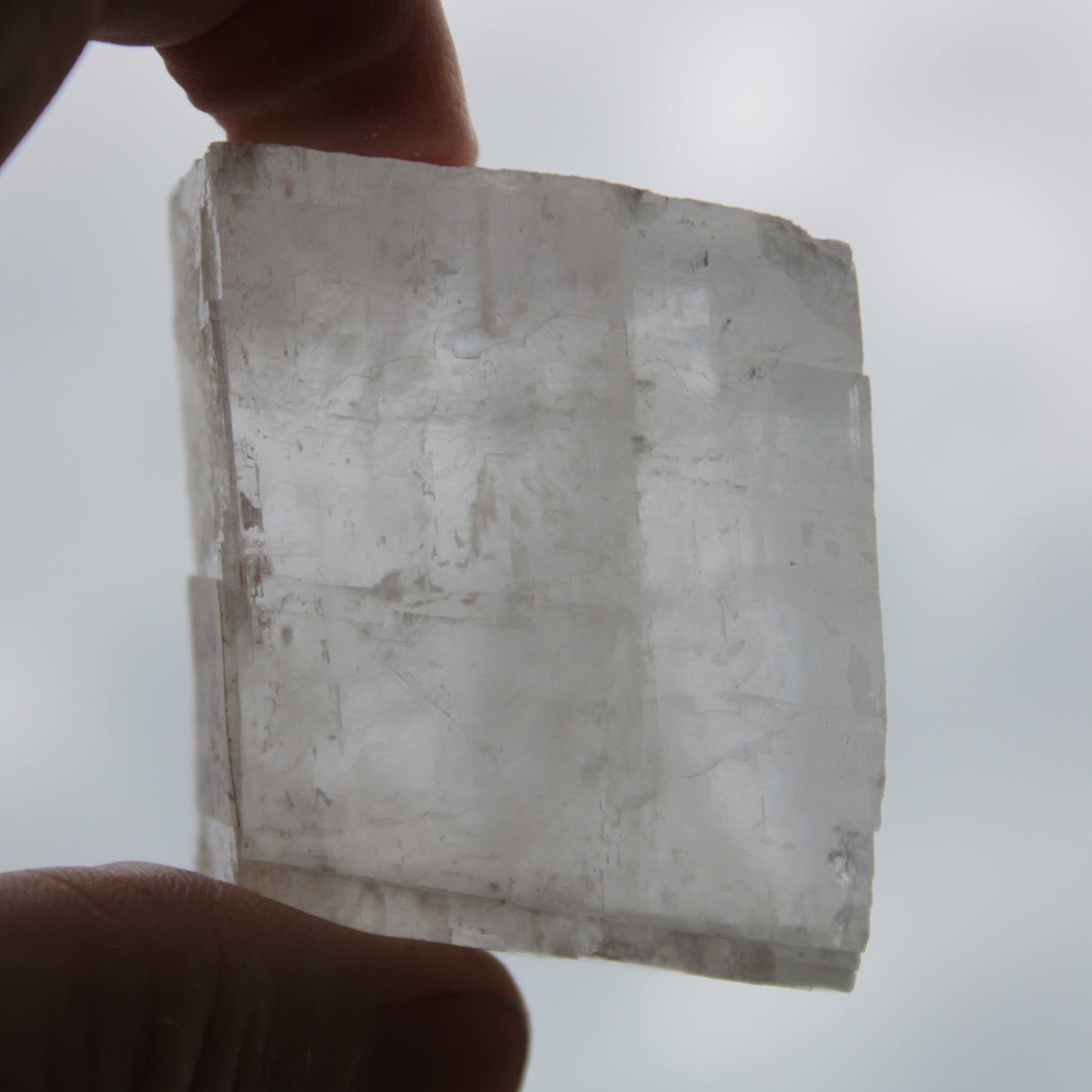 White Calcite Spar from China 124g Rocks and Things