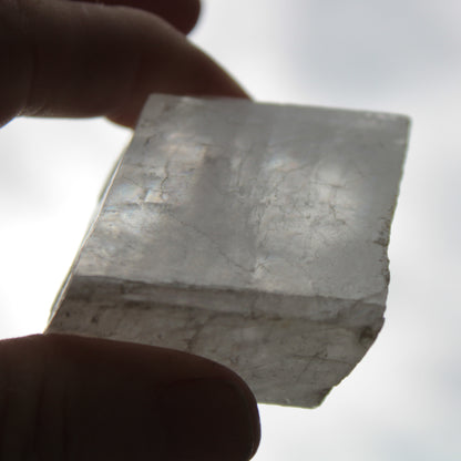 White Calcite Spar from China 124g Rocks and Things