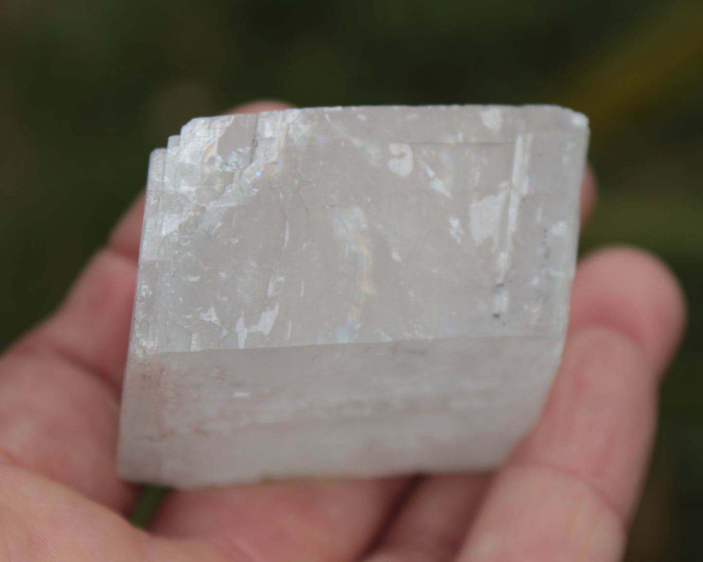 White Calcite Spar from China 124g Rocks and Things