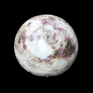 Pink Tourmaline sphere 60mm 357g in sunlight - Rocks and Things Store
