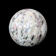 Pink Tourmaline sphere 60mm 357g in sunlight - Rocks and Things Store