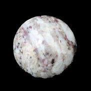 Pink Tourmaline sphere 60mm 357g in sunlight - Rocks and Things Store