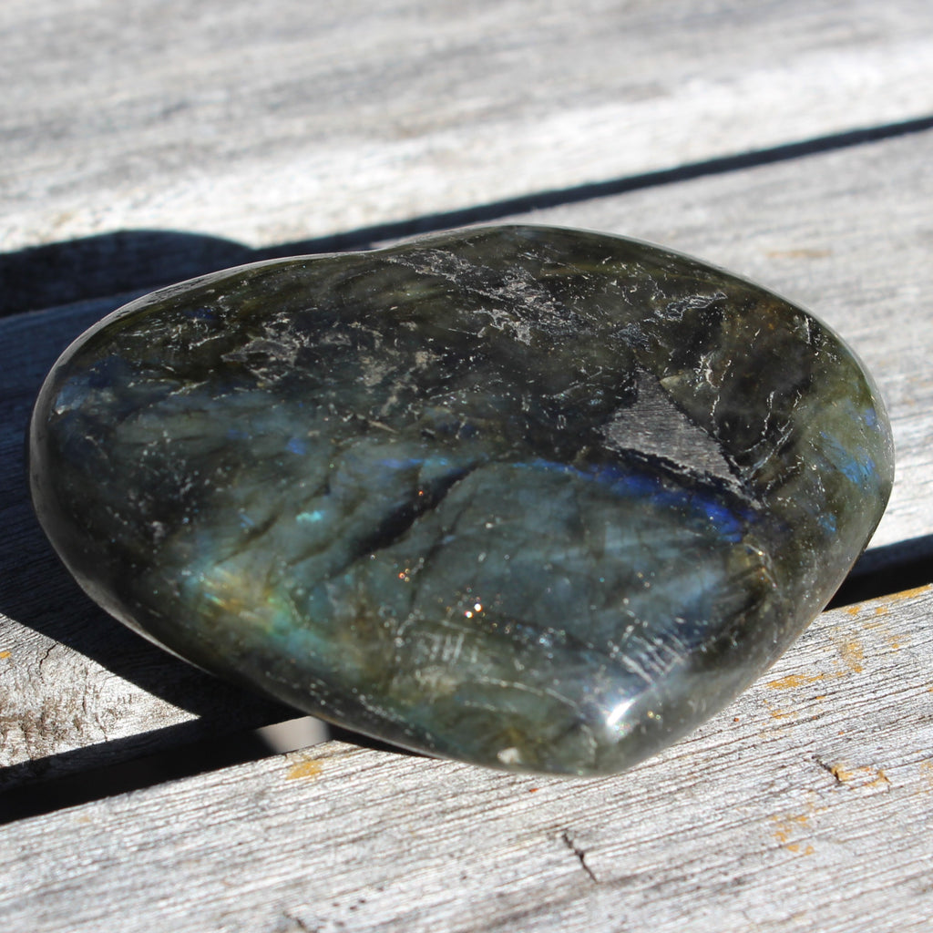Labradorite heart 142g Rocks and Things