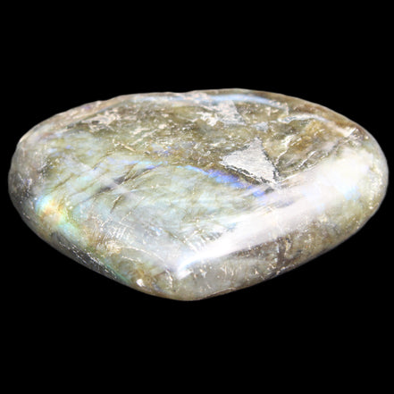 Labradorite heart 142g in sunlight - Rocks and Things Store