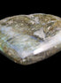 Labradorite heart 142g in sunlight - Rocks and Things Store