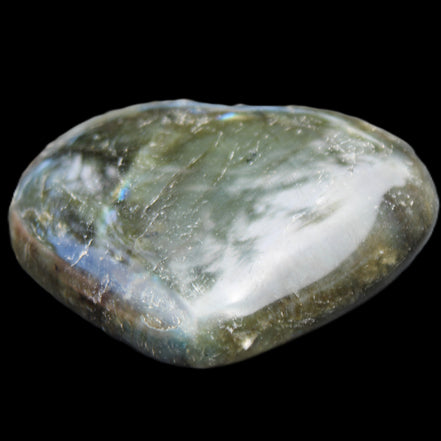 Labradorite heart 142g in sunlight - Rocks and Things Store