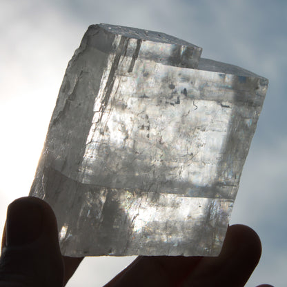 Optical Calcite Spar crystal from China 206g Rocks and Things