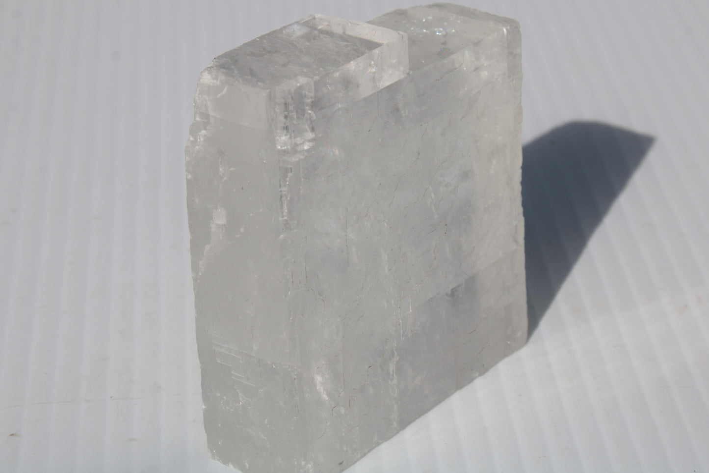 Optical Calcite Spar crystal from China 206g Rocks and Things