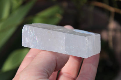 Optical Calcite Spar crystal from China 206g Rocks and Things