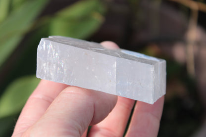 Optical Calcite Spar crystal from China 206g Rocks and Things