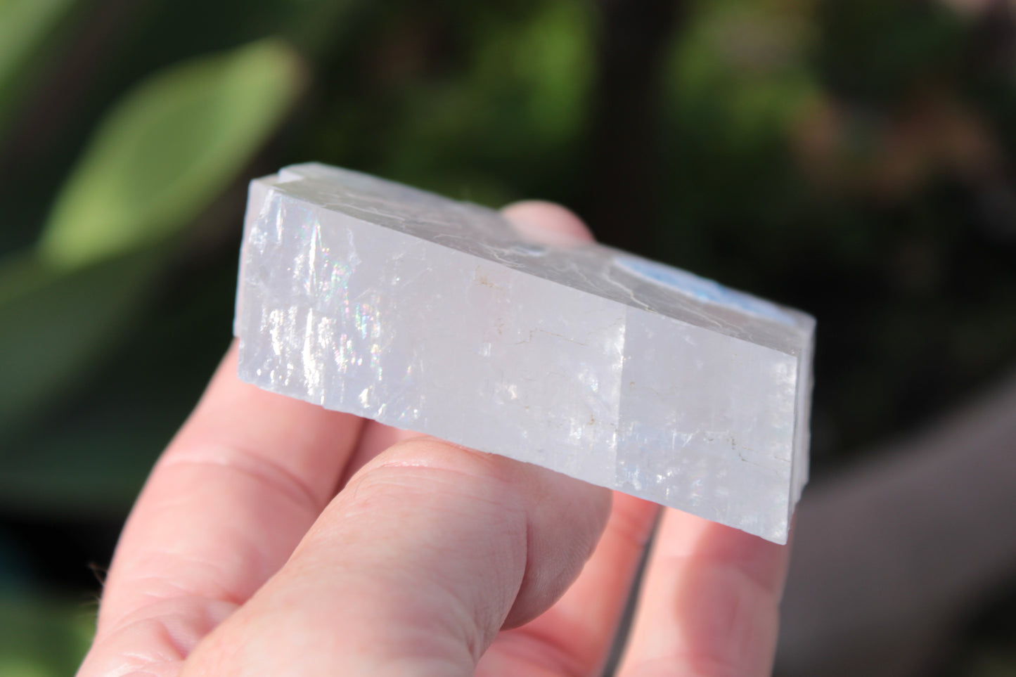 Optical Calcite Spar crystal from China 206g Rocks and Things