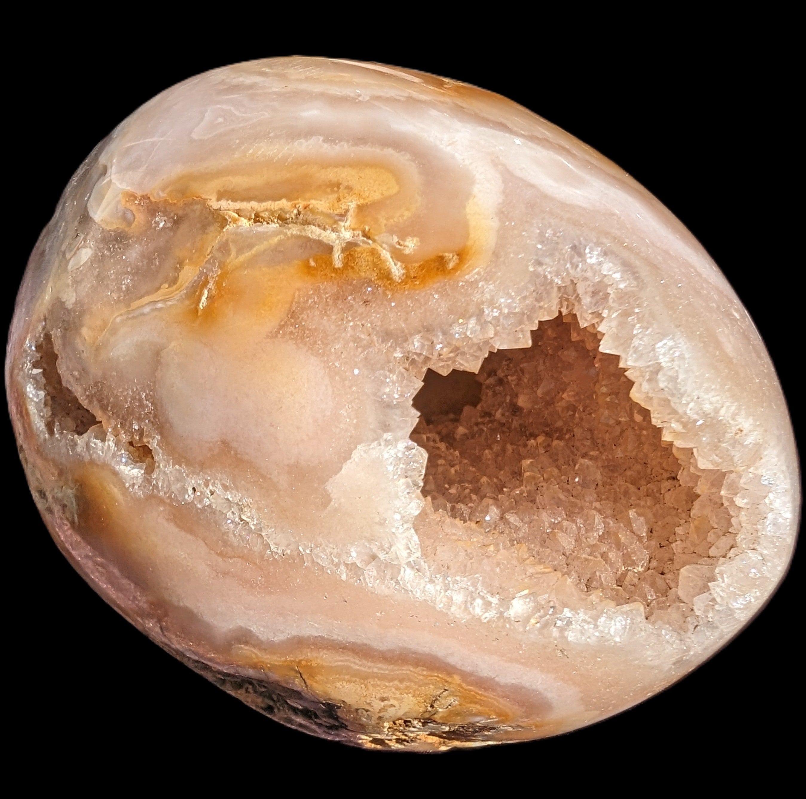 Agate crystal cave geode 500g Rocks and Things