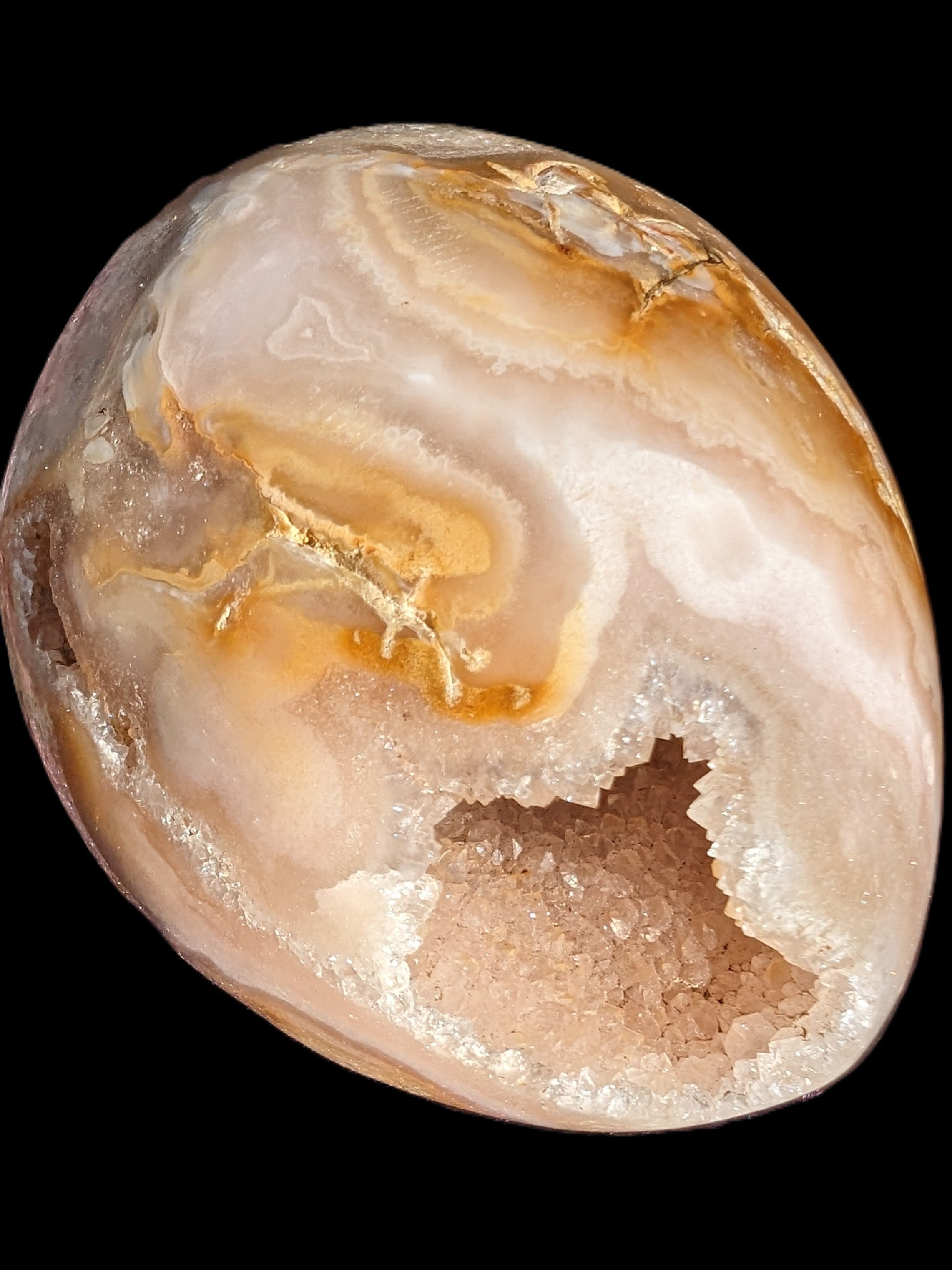 Agate crystal cave geode 500g Rocks and Things