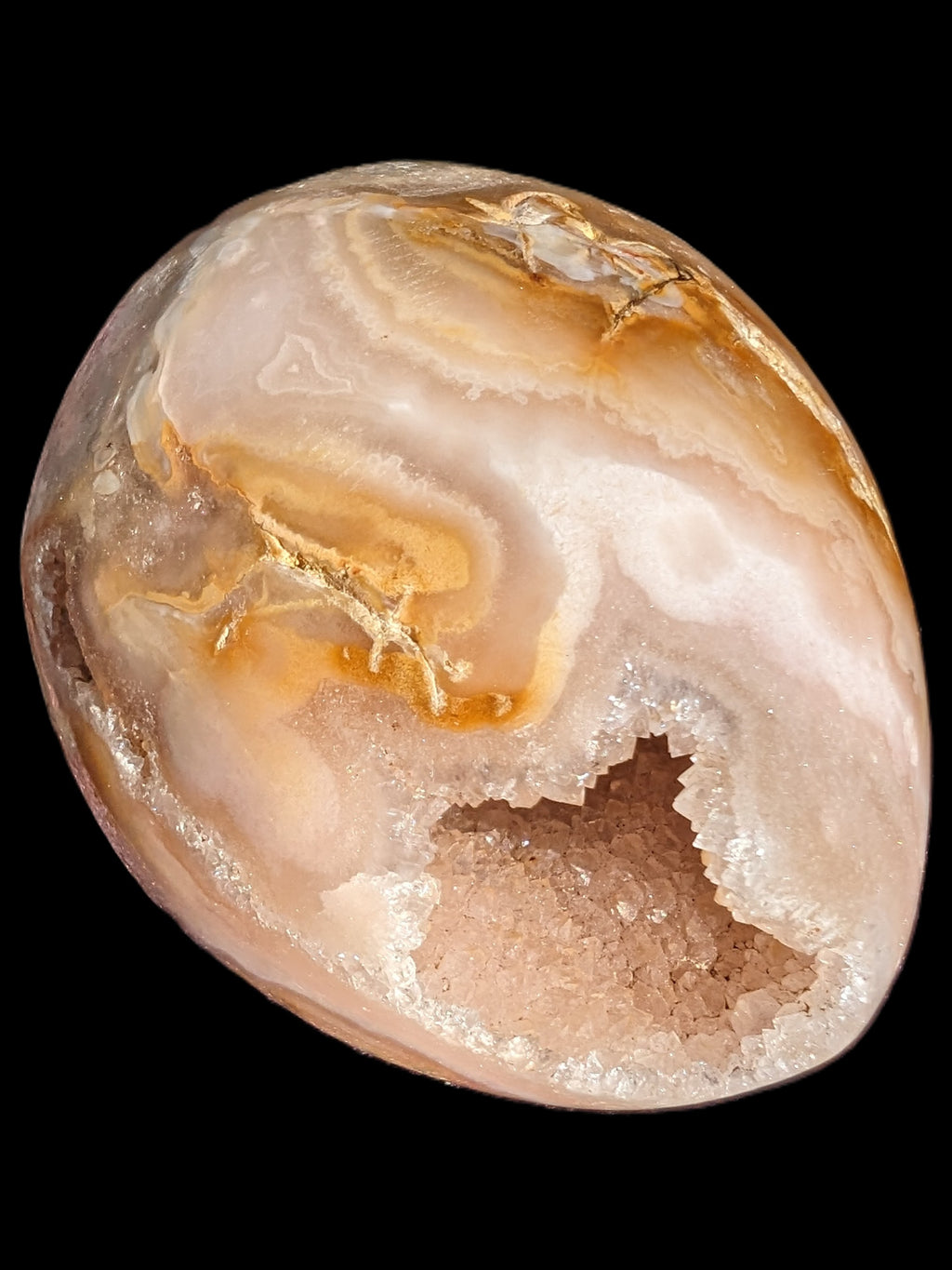 Agate crystal cave geode 500g Rocks and Things