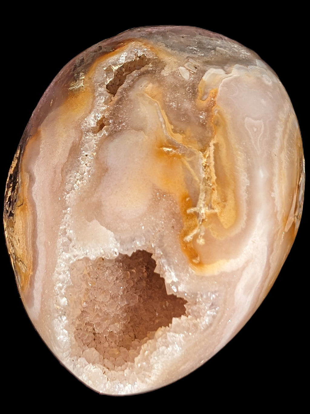 Agate crystal cave geode 500g Rocks and Things