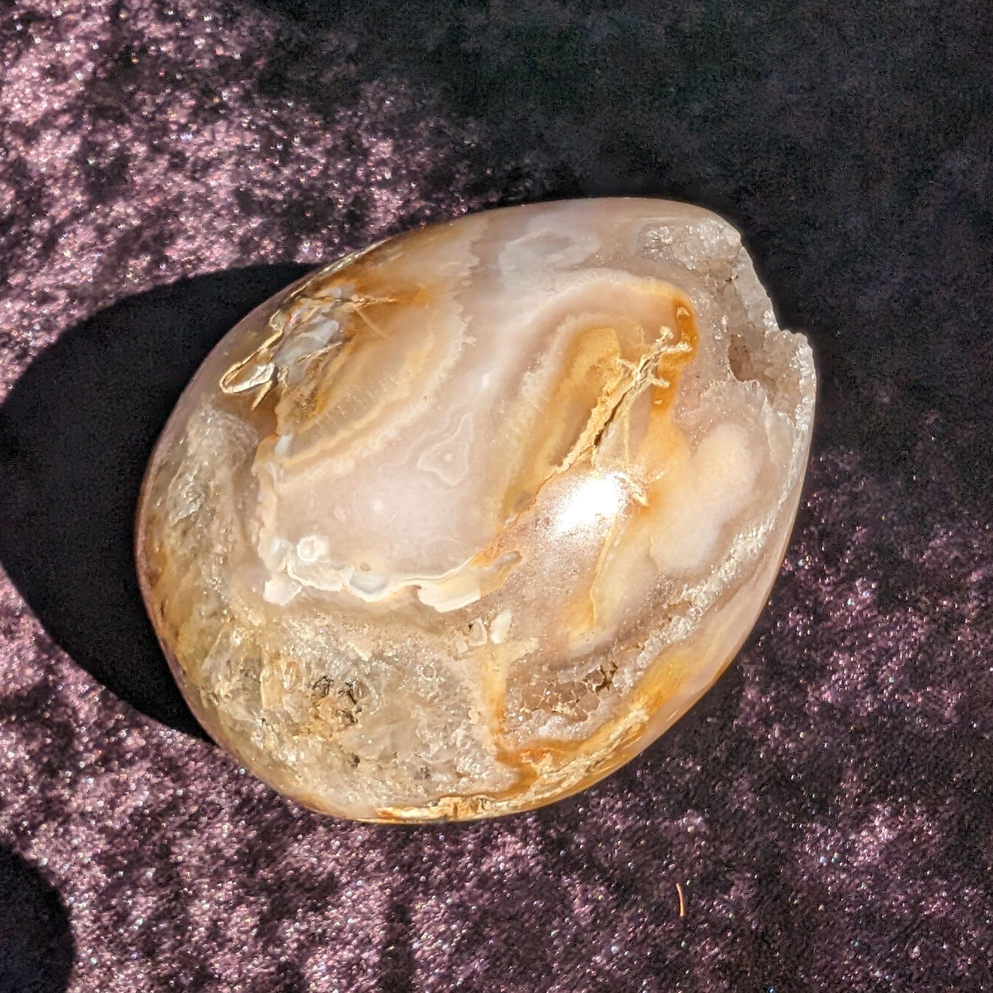 Agate crystal cave geode 500g Rocks and Things