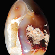 Chocolate Agate crystal cave geode 498g