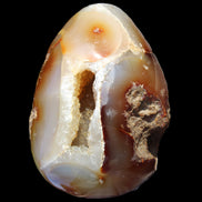 Chocolate Agate crystal cave geode 498g