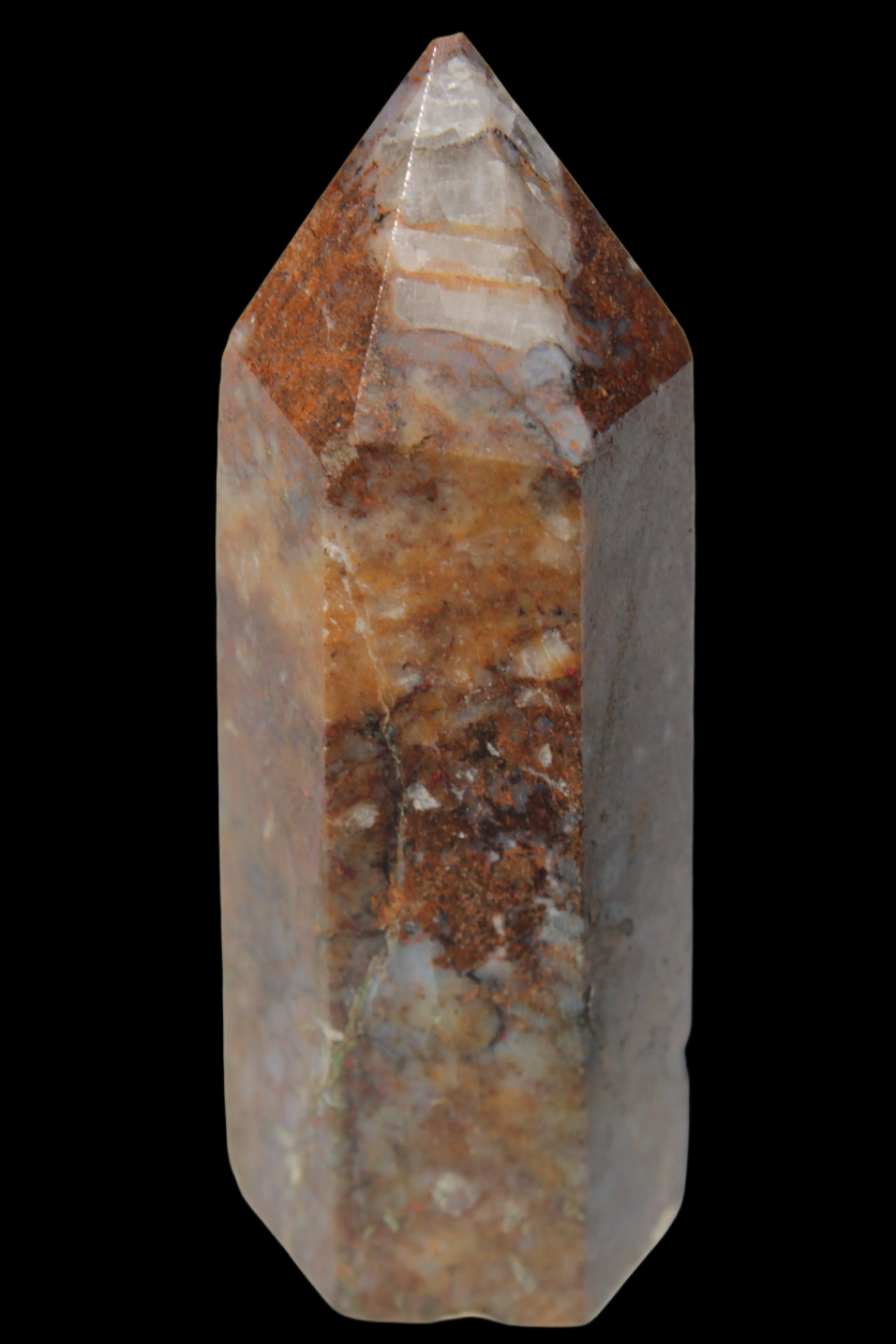 Pietersite wand 78g in sunlight - Rocks and Things Store