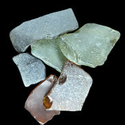 Green and Brown river Glass from Reedy Creek, Eldorado, Victoria - Rocks and Things Store